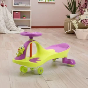 Plastic Baby Children Wiggle Happy Swing Four Wheel Twist Car for Kids Unisex