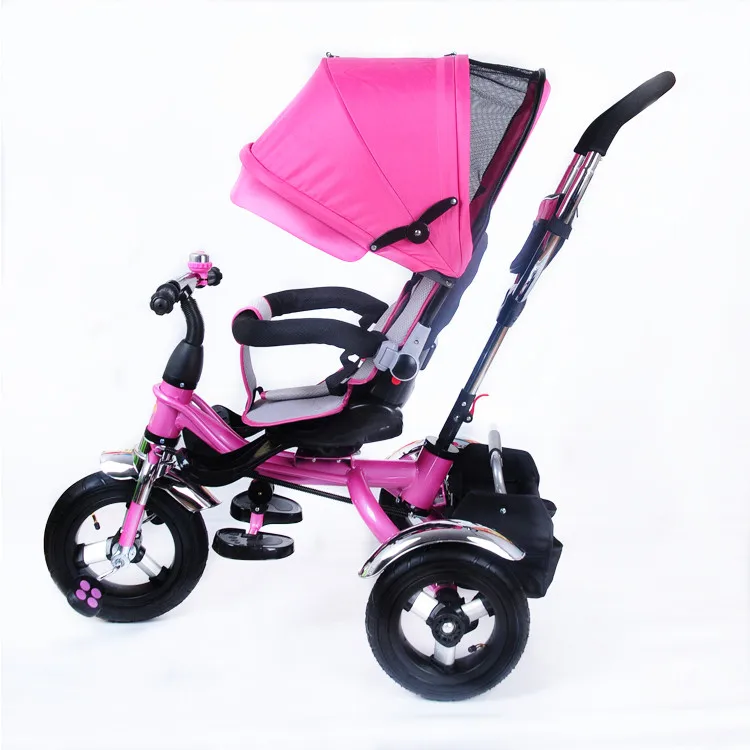 Plastic Baby Kids 3wheels Tricycle Bike 3wheel Bike for Baby child Cycle with Helmet children Tricyc From Hebei Factory