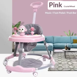 Plastic Baby Walker One Year Old Anti O Leg Multi Function Anti Rollover Can Be Pushed Hand Learn Walk 10KG LoadSH