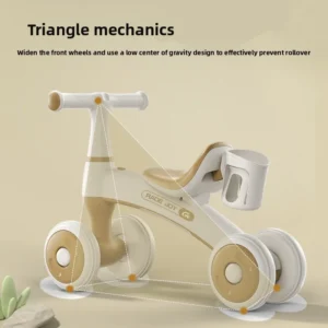Plastic Children’s Balance Bike Learning 1-3 Years Old Beginner Four-Wheel Slide Car Model 022