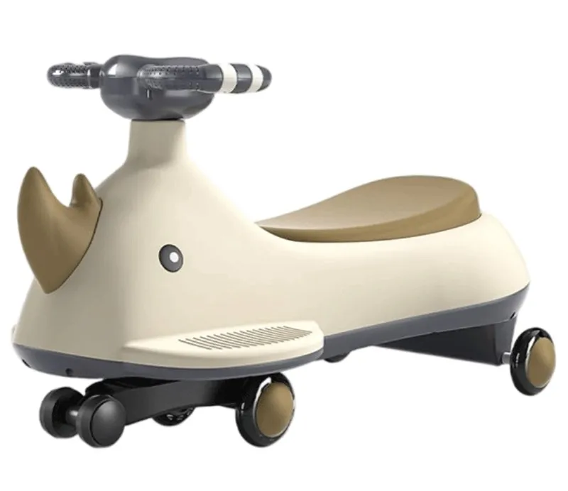 Plastic Cute Baby Swing Car for Children Ride on Toys Baby Children Wiggle Swing Car Musical Twist Car