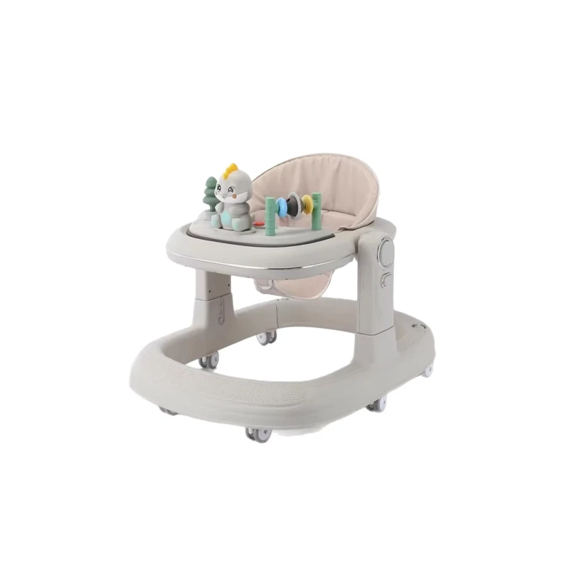 Plastic Foldable Baby Walker Anti O Leg Multi Function Anti Rollover Trolley 10KG Load Capacity Baby Can Sit Push
