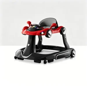 Plastic Learning Baby Walker Toy W4281 Multifunctional Anti tipping Foldable 10KG Load Capacity for 0 3 Years