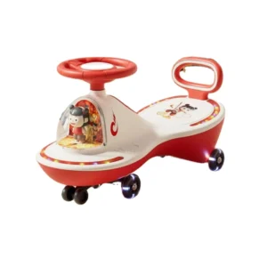 Plastic New Kids’ Swing Car with PU Wheels Four-Wheel Baby Twister for 1-2 Years Unisex