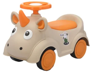 Plastic Price Cute Horse Kids Outdoor Ride on Slide Toy Car