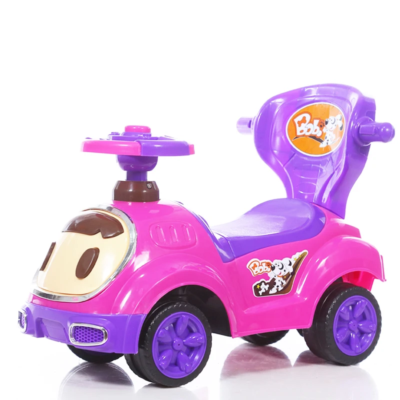 Plastic Push Car for Kids 1 to 4 Years Old Ride on Car Girls Children Four Wheel Outdoor Car