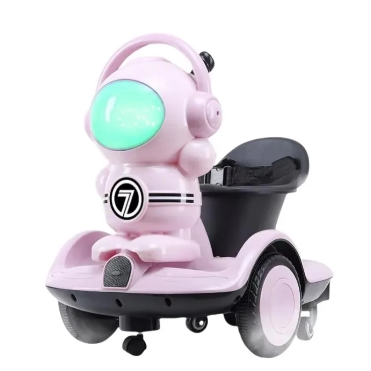 Plastic Ride On Car for Kids 360 Degree Rotation with Big Battery Remote Coin Operated Games Gift Idea