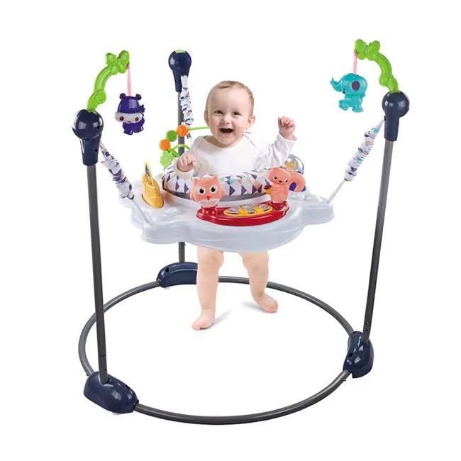 Plastic Toddler Infant Bounce Swing Walker Jumping Chair Musical Jumper with EN71 Certification and 18kg Load Capacity