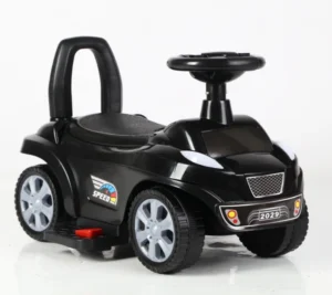 Plastic Toddler Push Car Toy with Light and Music Four Wheel Kids Ride on Swing Car 160kg Load Capacity Durable and Safe