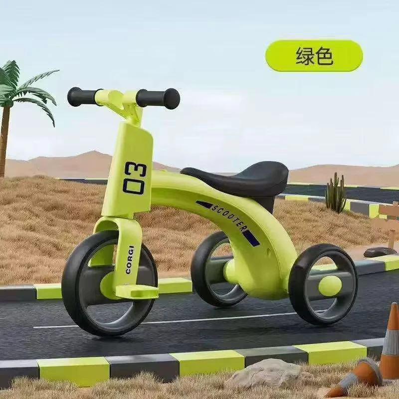 Plastic Tricycle for Kids Baby 2-5 Years Child Tricycle Kids Bike Three Wheels Child Tricycle Silent Wheel
