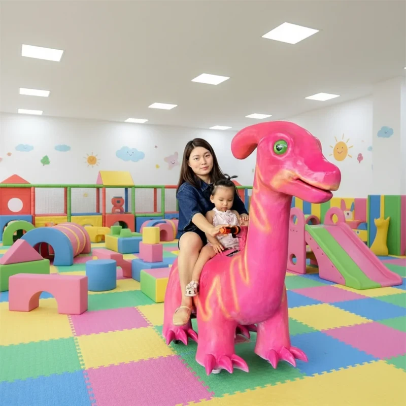 Playground Shopping Mall Dinosaur Ride on Car Toy Kids Mounted Animal