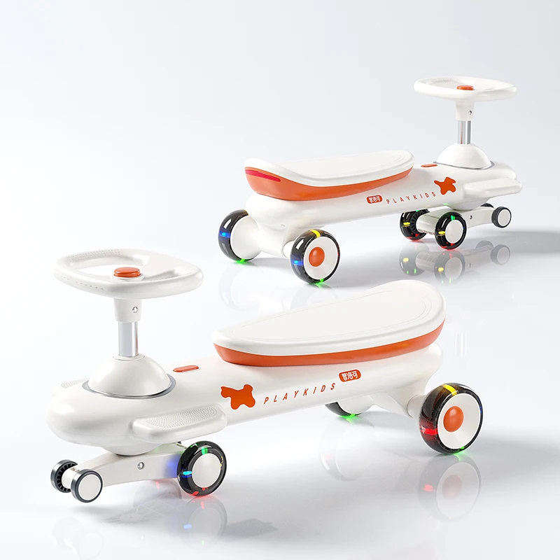 Playkids Kids Swing Car Children Happy Baby Wiggle Twist Car Toy Kids Swing Car for Kids