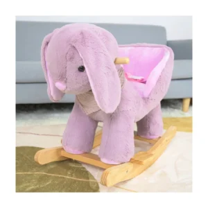 Plush Animal Baby Rocking Chair Kids Toy Ride Rocker Plush Toddler Baby’s Birthday Present