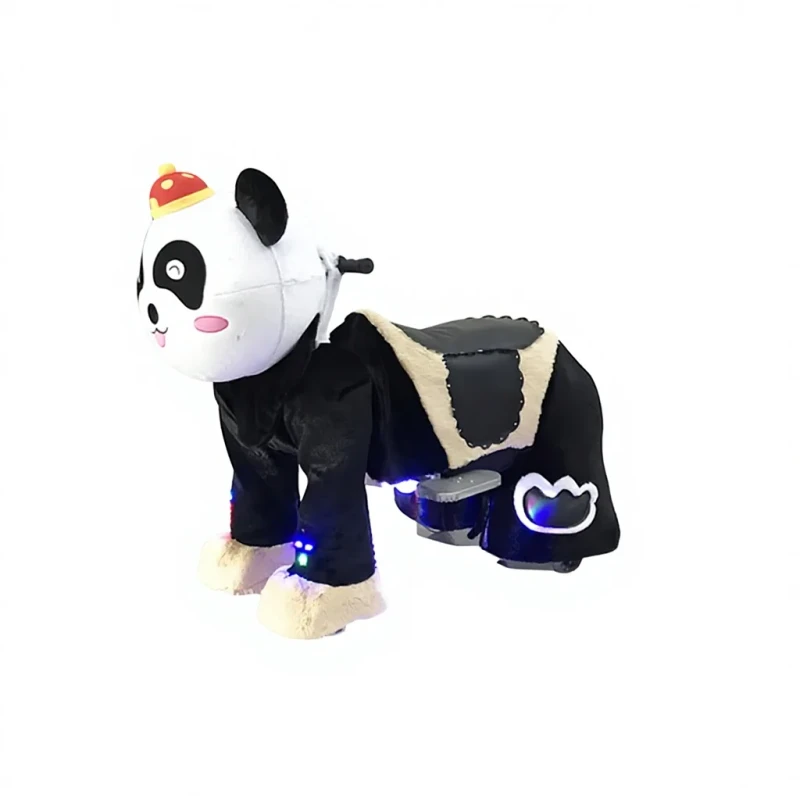 Plush Animal Kiddie Ride On Electric Car for Shopping Mall Indoor Outdoor Commercial Use with Animated Features