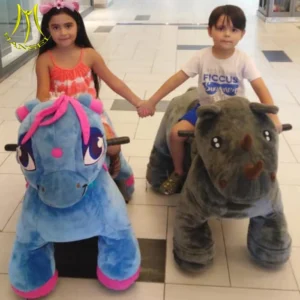Plush Animal Mountables Riding Dinosaur Toys for Shopping Mall