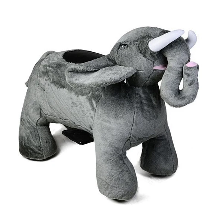 Plush Plus Size Walking Animal Ride Electric Scooters Ride on Animals Mall with Music