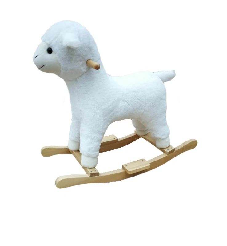 Plush Ride on Lamb With Realistic Lamb Sound