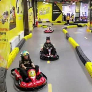 Pokiddo Customized ASTM/TUV Certified Go Kart Racing Indoor Playground Equipment for >5 Years Children’s Fun Amusement Games