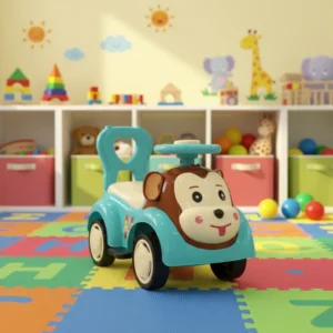 Popular Kids Push Slide Swing Car Toy With Music Light Baby Electric Ride On Cars for Child Toddlers