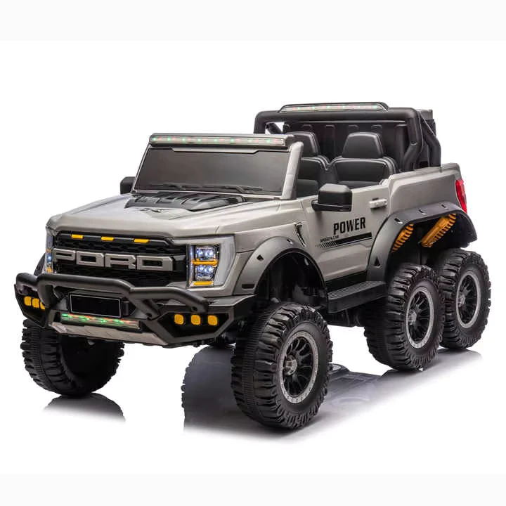 Popular Red New Model Plastic Electric Ride on Car Toy for Kids Aged 5 to 10 Years Big Size Six Wheel Battery Car