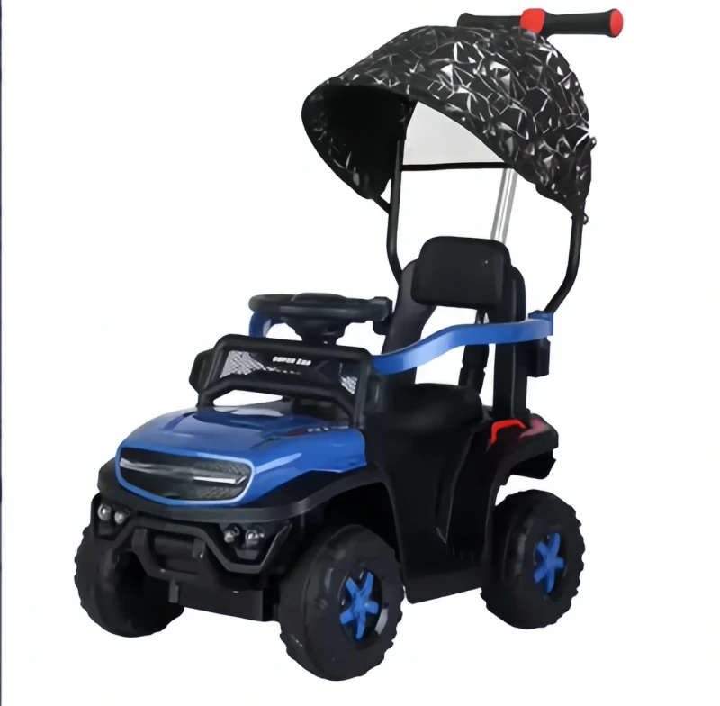 Popular Ride On Cars With Push Handle and Guardrail to Drive Kids Toys 4 Wheels Car