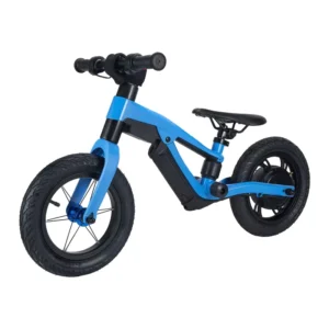 Popular Whole Frame Magnesium Alloy 24V 250W Motor Lithium Battery 12 Inch Bicycle Electric Balance Bikes for Boys Kids