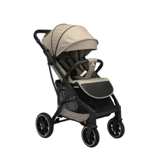 Portable Luxury 2 in 1 Foldable Alloy Frame 4 Wheel Baby Stroller Muti position Reclining Back System All Season Use for Babies