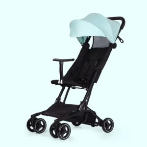 Portable Metal Baby Stroller with Foldable Umbrella like Design Laid Down Feature Compact Size for Children