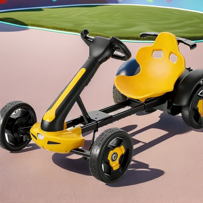 Portable Outdoor Children's Electric Go Karts Four Wheel Folding Ride On Toy Car Ages 2 4 CE Certified Remote Control