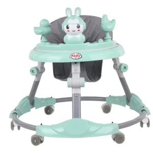 Portable Soundproof Wheel Children’s Toy Car Adjustable Baby Walker Ergonomic Walker Baby Plastic Stroller