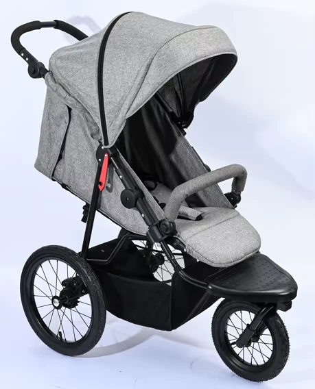 Portable Three Wheeled Baby Stroller for Active Kids for Sitting and Lying Flat Cross Border Product