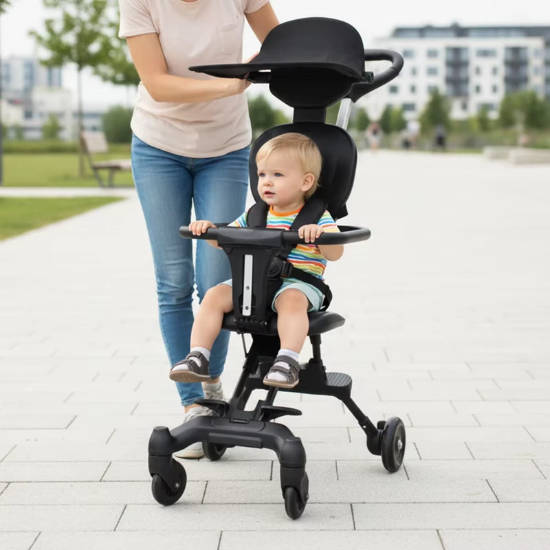 Portable Travel Outdoor Lightweight Easy Folding Compact Baby Stroller with Canopy