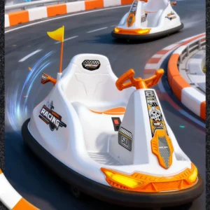 Power 12V Ride On Bumper Car with Remote Control Plastic Construction for 2 8 Year Olds Ying Hao V3 Model