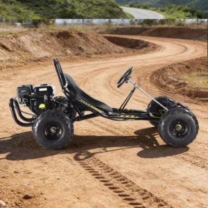 Powerful 212CC 4 Stroke Engine Go Kart 245mm Ground Clearance Off-Road Tire Design Premium Leisure Vehicle for Adults Go Kart