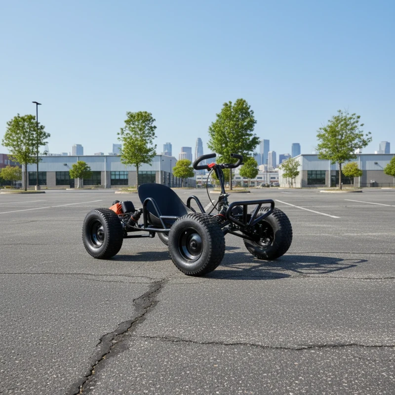 Powerful Gas Go Kart with Big Tires Off Road 4 Wheels for Racing for Adults
