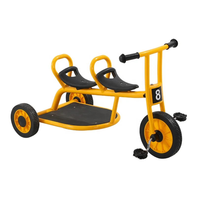 Pre-school Tricycle Daycare Toddler Tricycle Outdoor Tricycle for Children Over 3 Years Old Toy Tricycle with Passengers