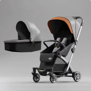 Premium Baby Stroller 3 Gear Backrest One Hand Operation & Minimal Storage Peaceful Sleep Quick Fold & Trunk Storage