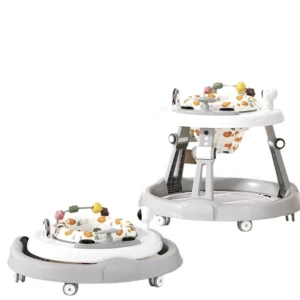 Prevent O-shaped Legs Baby 1st Walker Foldable Plastic Baby Walker for Walking with Wheels