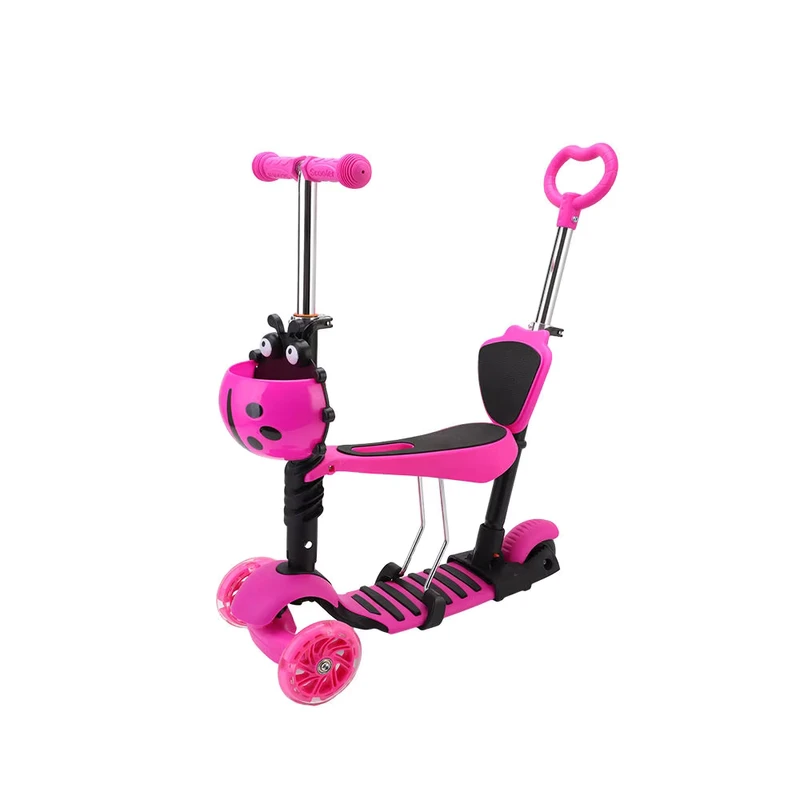 Price Children Kick 5 in 1 Ride Mini 3 Wheel Kids Scooter with Seat