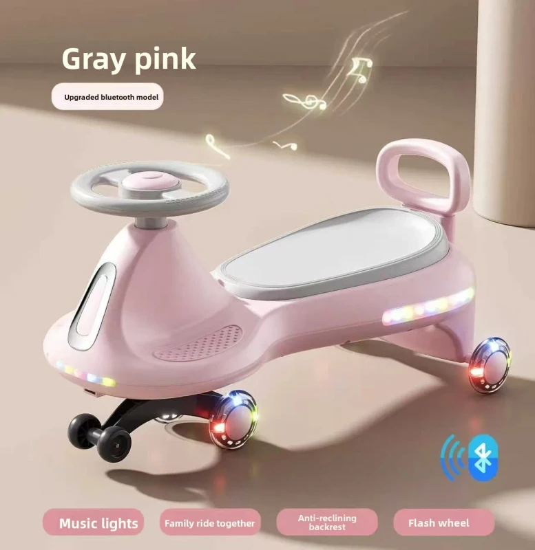 Price Ride On Baby Swing Car with Music Lights Rotating Wheel