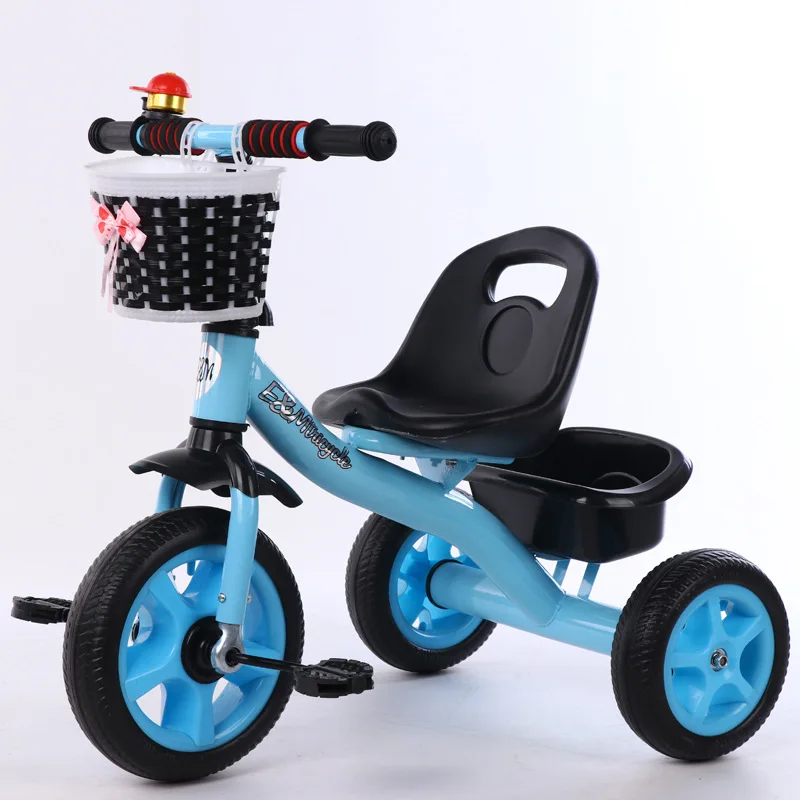 Price Steel 3 Wheel Ride on Kids Tricycle with Basket for 2 4 Years Boys and Girls