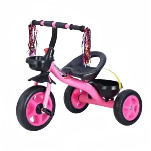 Princess Baby Steel & Plastic 3-Wheel Kids Tricycle for 1-6 Years Old with Music Customized Color