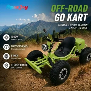 Professional 1000W Electric Jumping Go Kart 47 Deg Climbing 48V 60V Adult Off Road Bouncing Buggy Card Start Resort Racing Fleet