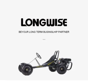 Professional 212cc Gas Powered 4-Stroke Off-Road Go Kart with Hydraulic Disc Brakes for Teens Adults