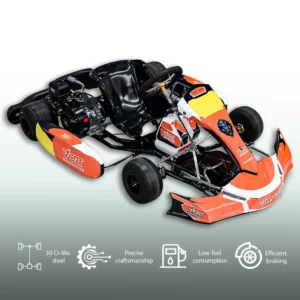 Professional Commercial Montero 225cc Gas 4 Stroke Chain Drive Racing Go Kart for Adult Karting Track
