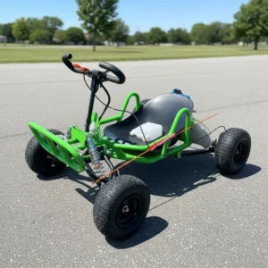 Professional Drift Kart for Adults and Children 90cc Two-Stroke Engine All-Terrain Off-Road Kart for Mountain Recreation