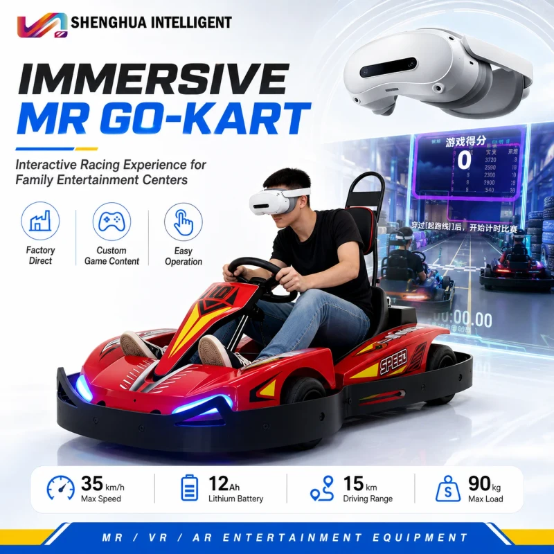 Professional Electric 48V Go Kart Battery Seat Frame with 90kg Load 45km h Speed for Amusement Park Use