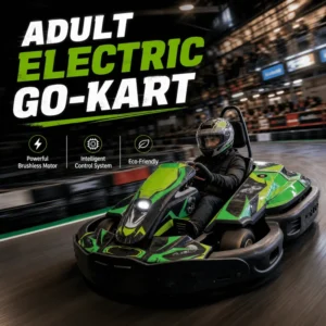 Professional Electric Drift Karting Go Kart Big Commercial Shaft Drive Go Kart Made of Durable Metal Plastic Hardware