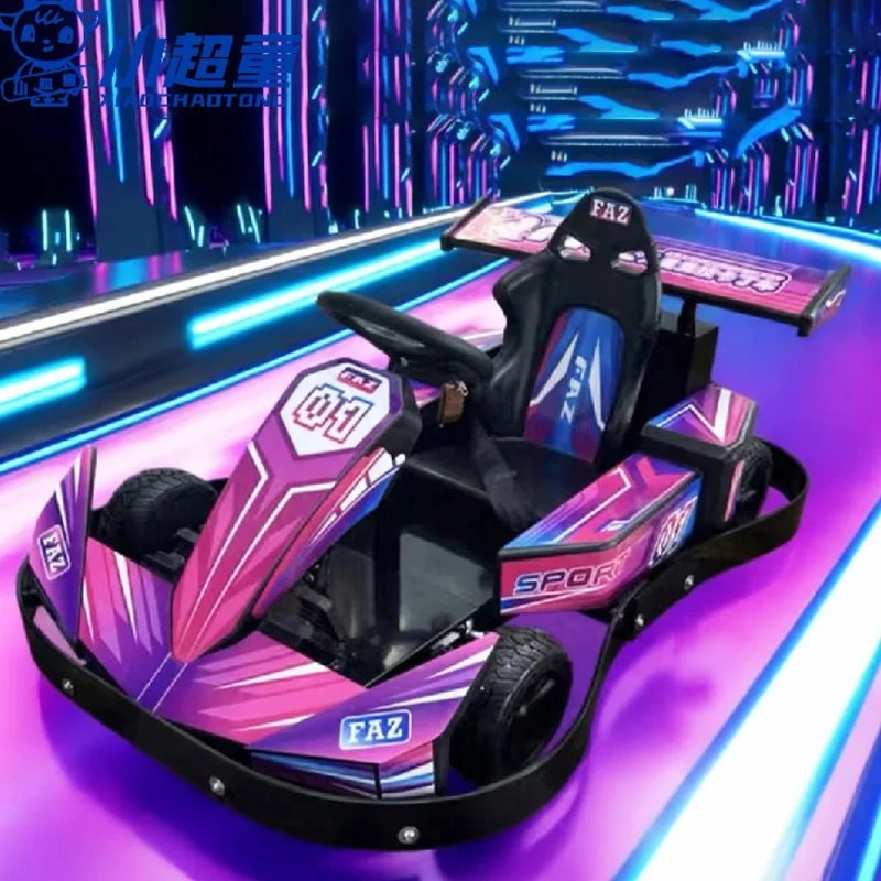 Professional Electric Teenagers Drift Karting Go Kart Big Commercial Shaft Drive Go Kart Made of Durable Metal Plastic Hardware