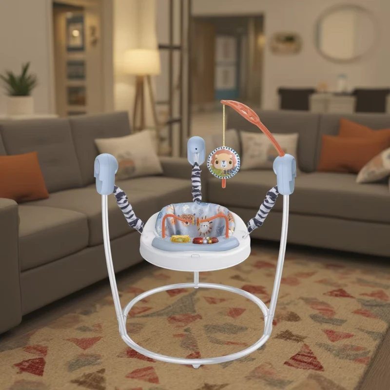 Professional Manufacturer Durable Baby Activity Toy Rocking Chair Learning Jumper with Lights Music